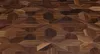 Walnut Wood Floor Living Room Drewniany Dywaniki Dark Decor Naklejka Meble Pokrywa Drewna Ściana Medalion Inkrustowany Parkiet Parkietowe Panele Markietry