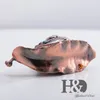 HD Gem Jeweled Escargot Figurine Boîtes à bijoux Hinged Émail Animal Bijoux Collectible Box Décoration de Noël Ornement pour la maison T200710