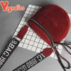 Yogodlnsファッション女性スモールビンテージ女性半円サドルシューダーバッグバケットSクロスボディトート女性カジュアル220310