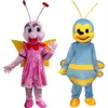 Maskotki Kostiumy Little Bee Maskotki Halloween Kostium Garnitury Party Gry Dress Stroje Odzież Reklama Karnawał Xmas Easter Festival