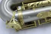 Högkvalitativ professionell Cupronickel Alto Saxophone Eb Tune Gold Lacquered Key Sax Med Fodral Gratis Frakt