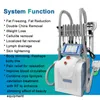 Multifunctional Cryolipolysis Cavitation Rf Lipolaser Chin Cryo Machine Fat Freezing Cool Body Sculpting Slimming System