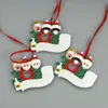 NEW DESIGNER Christmas Ornaments DIY Greetings Quarantine Xmas ornaments Party Pandemic Social Distancing Tree Pendants