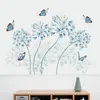 Autocollants muraux Nouveaux créations bleues FLOTER FLING PAPILLE ART WALL AGRIPAGE SUPPORT PAPIER MURAL PVC PVC DÉCORATIONS T200601