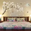 Big Size Tree Wall Stickers Birds Flower Home Decor Wallpapers per soggiorno camera da letto camera da letto fai da te camere in vinile decorazione 187 * 128 cm 220217