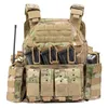Yakeda 1000D Nylon Plaat Carrier Tactisch Outdoor Hunting Beschermend Verstelbaar Modulair Vest voor Airsoft Combat Accessoires 201215