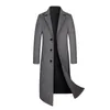 Yeni Varış Kış Yüksek Kalite 70% Yün Uzun Trençkot Erkekler, Erkek Yün Casual Ceketler, Artı Boyutu M-3XL 201223