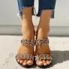 Kadınlar Slaytlar Topuklu Bayanlar Seksi Topuklu Kadın Yaz Lüks Sandalet Kristal Ayakkabı Moda Kızlar Çiçekler Köpüklü Terlik1
