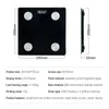 Balances numériques Bluetooth Smart BMI Balances de sol électroniques pour salle de bain Balance à LED de haute précision Indicateurs de graisse corporelle Analyseur de poids H1229