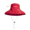 Fishing Man Hat Unisex Summer Foldable Bucket Cap Women Outdoor Sunscreen Cotton Fishing Hats Girl Solid Color Shade Caps TG0188 G220311