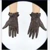 Gants de mode en fourrure de poisson zéro femmes, décoration papillon côté poignet, cuir véritable, gants pour femmes, gants féminins, gratuit 1