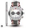 2023 Hoogwaardige mannen Luxe horloges Five Stitches -series Alle wijzerplaten werken Mens Quartz Bekijk top luxe merk chronograaf klokvlieg terug mode ronde vorm carl