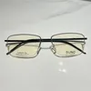 Suno BL021 Optiska glasögon för Unisex Retro Style Anti-Blue Light Lens Plate Square Titanium Ram med låda