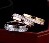 Ganzer Modeschmuckhandel und Diamantring halb Full Diamond Ring Luxus Designer Schmuck Frauen Ringe Eheringe Love11618721