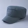 Quality Cotton Army Man Big Head Sun Hats Male Flat Top Cap Adult Casual Peaked Caps Men Plus Size Baseball Hat 5663cm 201023261805601360