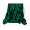 Vroege voorjaar gebreide trui Cardigan Ladies V-Neck Mohair Twist Knitwear Vrouwelijk Hollow Out Outdarse Top 210204