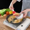 Multifunctional Kitchen Cooking Spoon Heat-resistant Hanging Hole Innovative Potato Garlic Press Colander w01373