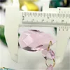 6 unids / lote de calidad superior 3 unids Crystal Octagon Beads con vidrio facetado Pednats de vidrio para colgar en la puerta decoración del árbol de Navidad Y200903