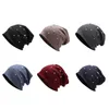 Beanie/Totenkopfkappen, elastische Turban-Mütze für Damen, muslimischer Hijab, islamische Jersey-Perlenkappe, Damen-Stretch-Kopfwickel-Schal #31