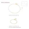 Edelstahl Anhänger Halskette Mit Armbänder Charming Schmuck Sets Für Frauen Einfache Gold Farbe Mode Schmuck Y200323