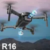 R16 4k HD dual lens mini drone WiFi 1080p real-time transmission FPV drones cameras Foldable RC Quadcopter toy