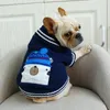 Vestiti per cani di Natale Bulldog francese Maglione per cani da compagnia Fat Pug Abbigliamento per animali domestici per cani di taglia media Cappotto Inverno Caldo Abbigliamento per animali domestici 201127