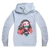 Anime Demon Slayer Kimetsu No Yaiba Hoodies Girls Teen Kids Cartoon Blade Top Clothing for Children From 8 To 12 Years Old LJ201012