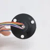 1PC 2A 2/4/6/12CH Hollow Shaft Slip Ring Hole 5mm Through Hole Slipring Elevator Conductive Ring Rotating Electric Joint Connector