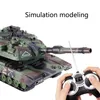 1:32 Guerra militare RC Battle Tank Heavy Large Interactive Remote Control Toy Car con proiettili Modello Electronic Boy Toys 201208