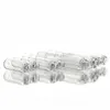 2 ml di vetro vuoto profumo/colonia campione fiale contagocce campionatori tubo per oli essenziali aromaterapia con tappo applicatore trasparente/nero