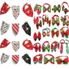 100 stk / partij Factory Sale Christmas Handgemaakte Verstelbare Hondenbanden Huisdier Strikje Bandana's Kat Stropdassen Dog Grooming Supplies L-1 201128