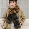 スカーフセーブルカラーショール女性スカーフ毛皮の冬スタイル暖かくてファッショナブル