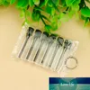 500pcs/lot High Quality 1ml Glass Bottle Mini 1cc Empty Sample Glass Vial Perfume Bottles Small 1g Refillable Packaging