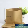 100pcs Brown Kraft Paper Bags Bread Fries Oil proof Food Packing Bag Party Fast Food Wrap Bag Bar Restaurant Supplies