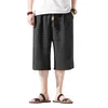 men's casual pants summer new plaid shorts trend beach pants youth handsome large size straight cropped pants menswear T200422