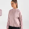 Dünne Yoga Sport Mantel frauen Jacke Einfarbig Lose Schnell Trocknende Sonnenschutz Kleidung Mit Kapuze Strickjacke Fitness Gym Windjacke