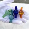 2022 Nouveaux narguilés verre d'eau Bong Bangers verre Carb Caps plates-formes pétrolières bouchon coloré accessoires pour fumer DCC09