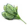 محاكاة الأخضر السرخس العشب النباتات الاصطناعي الأوراق الفارسية زهرة الجدار شنقا النباتات المنزل الزفاف متجر الديكور 1