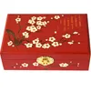 Vintage Big Decorative Wood Colorful Box Jewelry Deluxe Storage Box Organizer Case 2 Layer Chinese Lacquerware Boxes with Lock Wedding Gift