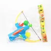 Arrow Table Tennis Gun Bow Archery Plastic Ball Flying Disk Shooting Toy Outdoor Sports Children Gift Slings6601576