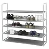 10 Tier 50 Pairs Non-woven Fabrics Shoe Rack Adjustable Organizer Shelf Storage