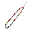 Fashion Beaded Phone Case Hanging Chain Cord Handbags Keychain Anti-Lost Lanyard for Women Jewelry Gift