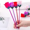 Creative Writing Gift Rose Ballpoint Pen New Hot Sale Valentine's Day Present Fashion School Office Supplies Gratis DHL Sn5029