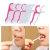 20pcs/set Dental Floss Toothpicks Disposable Stick Plastic Interdental Brush Toothpick Oral Cleaning Care HA1430