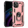 Armor Bumper Schokbestendige Kickstand Telefoon Ring Standhouder Beschermhoes Case voor iPhone 12 Mini 11 PRO MAX XR XS MAX 6 7 8 Plus SE 2020