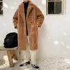 Inverno New Youth Popular One Elk Fur Thick Doppiopetto Giacca a vento Moda Casual Warm Tinta unita Cappotto di cotone M- LJ201110