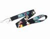 petit gros 10pcs populaire badge lanière pour clés japonais anime téléphone portable sangles de cou bande dessinée porte-clés beau cadeau pour les enfants