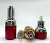 20 flacons compte-gouttes en verre rouge de 30 ml G haut de gamme flacon vide bouteille contenants de parfum d'huile essentielle avec pipette 1 oz contenant de cosmétiques