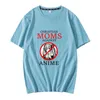 2021 Hottest Sale Christian Moms против аниме с утешенной парой T-футболки Chirts Tees Hip Hop T-рубашки Streetwears Unisex Одежда Новая одежда Y220214