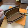 2022 Key Buckle Bag lovers Car Keychain Handmade Leather Keychains Fashion brown Man Woman Purse Bags Pendant Accessories#LQB01264T